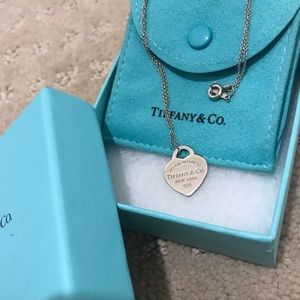 Tiffany & Co Heart Tag Necklace